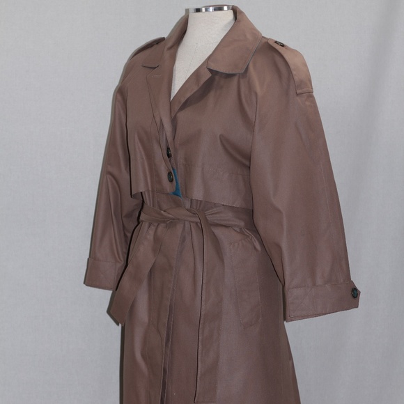 London Fog Double Breasted Trench Coat & Vest - Picture 10 of 16